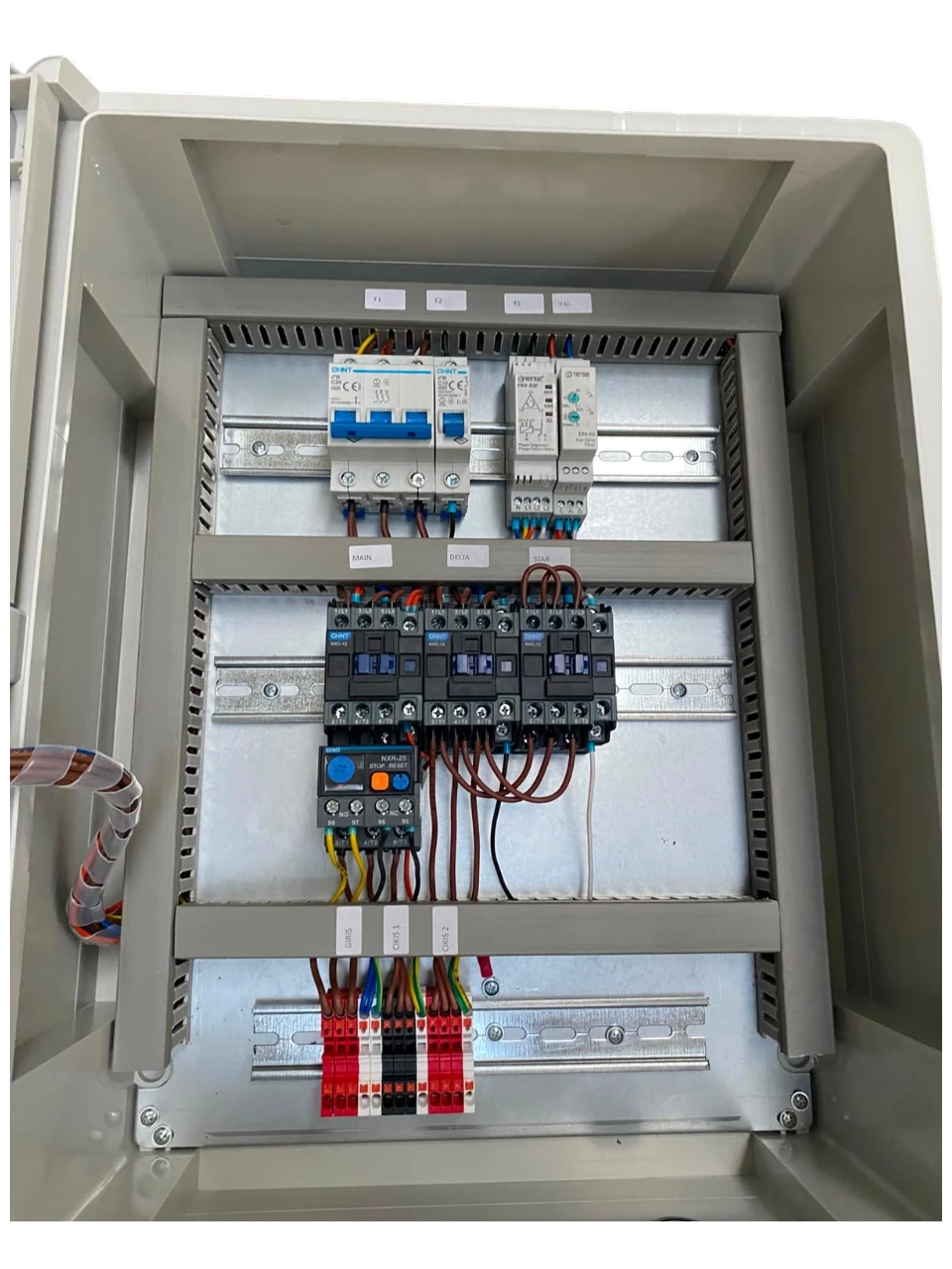 30KW 40HP Trifaze Yıldız Üçgen Motor Kumanda Panosu (Hazır Sistem)